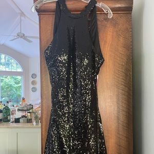 Fitted Sequin Dress